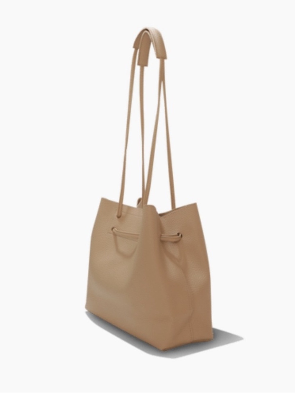 8 Other Reasons Beige Pebbled Leather Tote - Picture 2 of 3